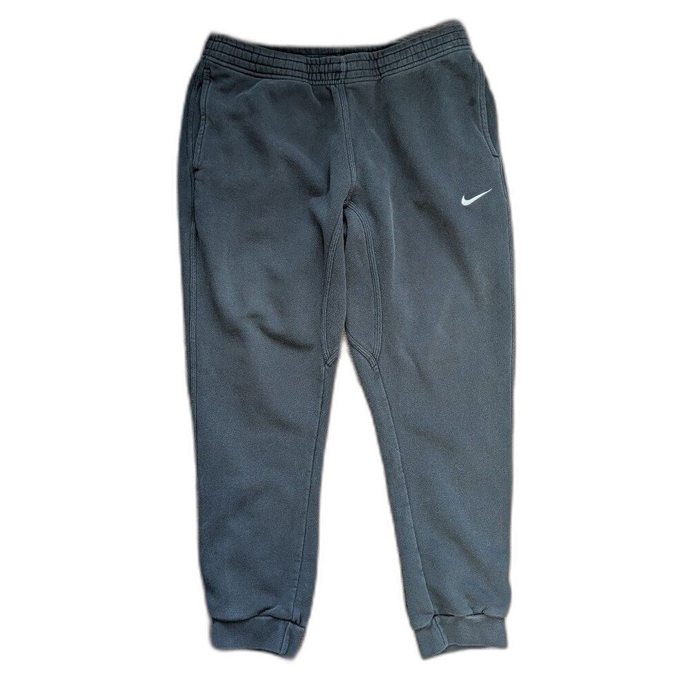 Nike Sportswear Club Fleece Joggers Sweatpants Black Size Large Y2K